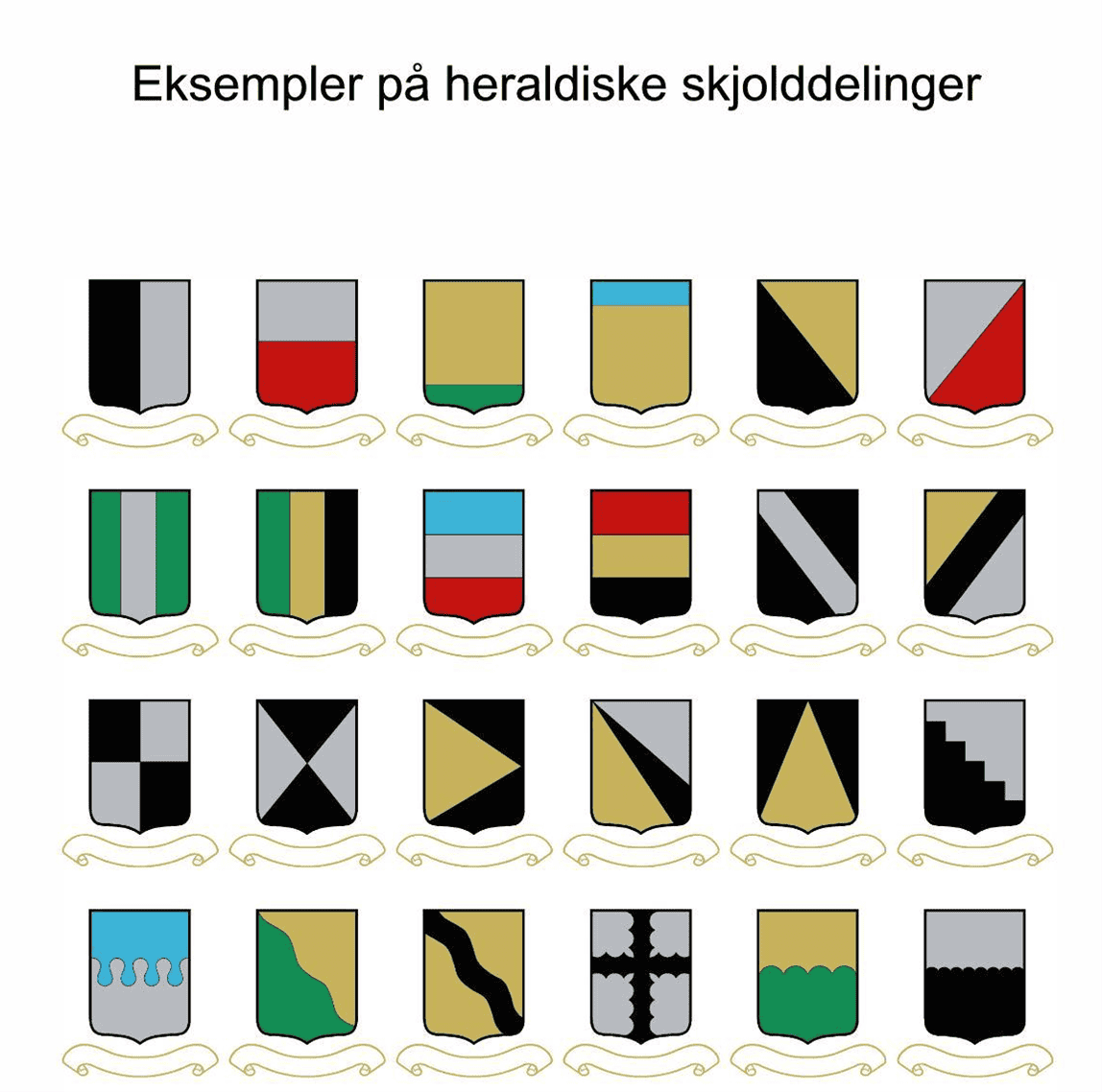 Våben - Vejledning - Farve mod metal